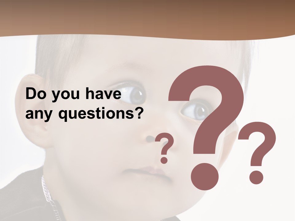 Augen Kind Jung PowerPoint Template