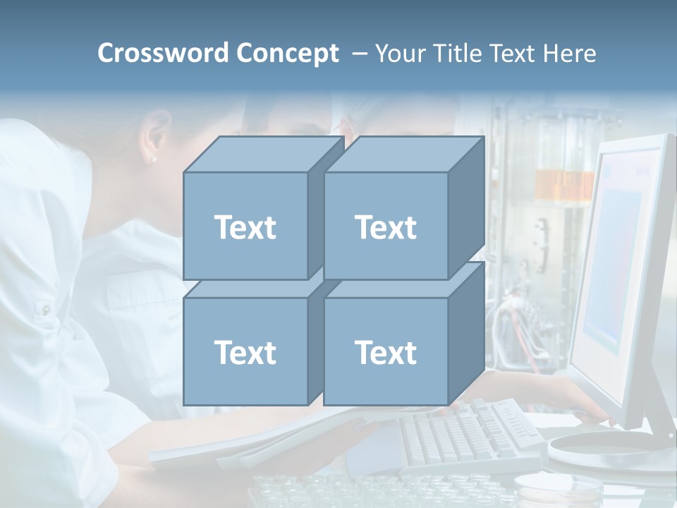 Beaker Chemical Study PowerPoint Template