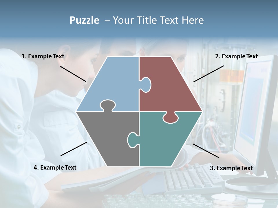Beaker Chemical Study PowerPoint Template