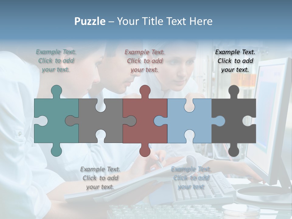 Beaker Chemical Study PowerPoint Template