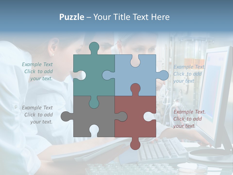 Beaker Chemical Study PowerPoint Template