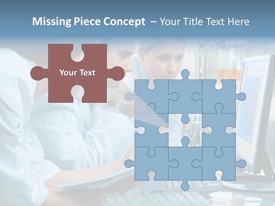 Beaker Chemical Study PowerPoint Template