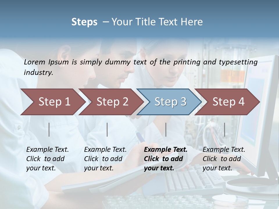 Beaker Chemical Study PowerPoint Template