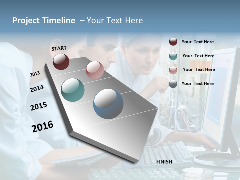 Beaker Chemical Study PowerPoint Template