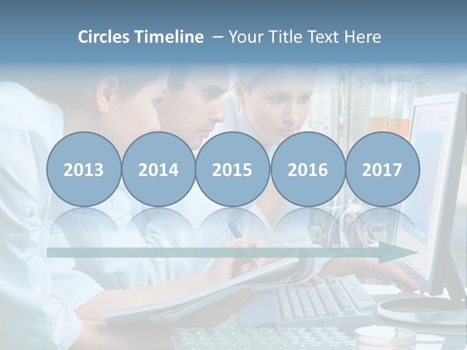 Beaker Chemical Study PowerPoint Template