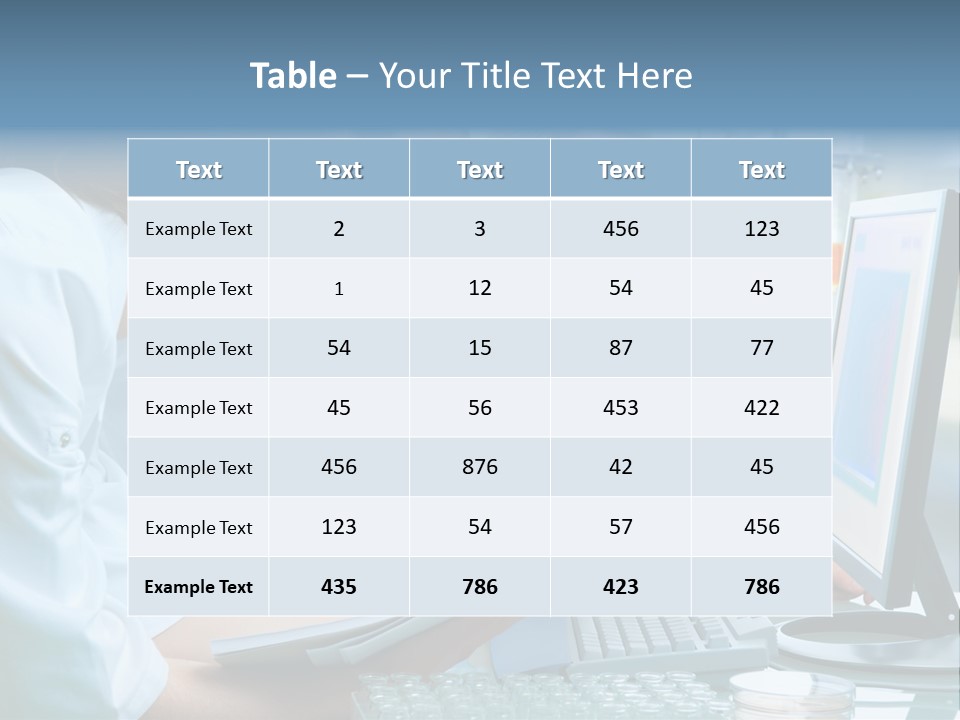 Beaker Chemical Study PowerPoint Template