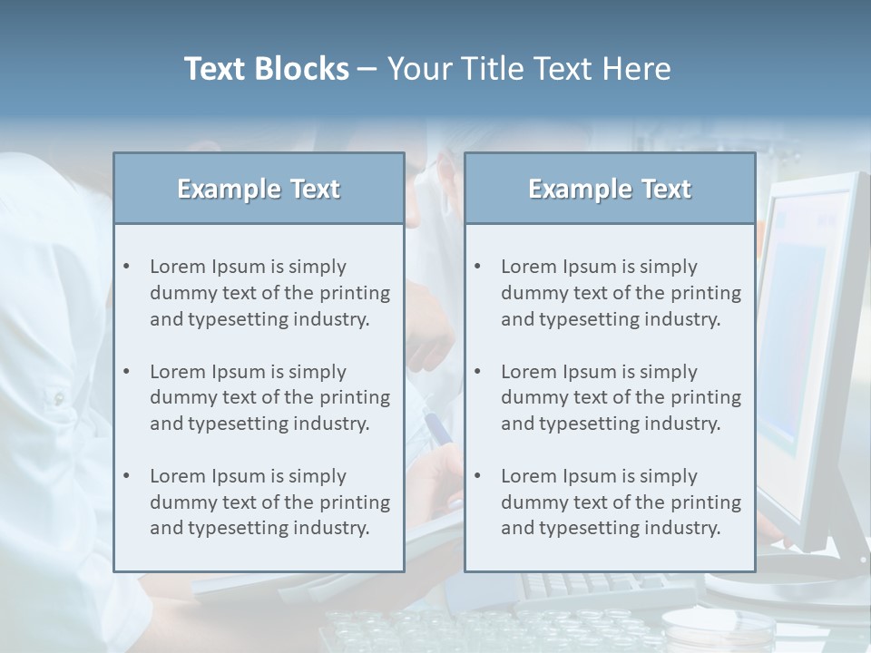 Beaker Chemical Study PowerPoint Template