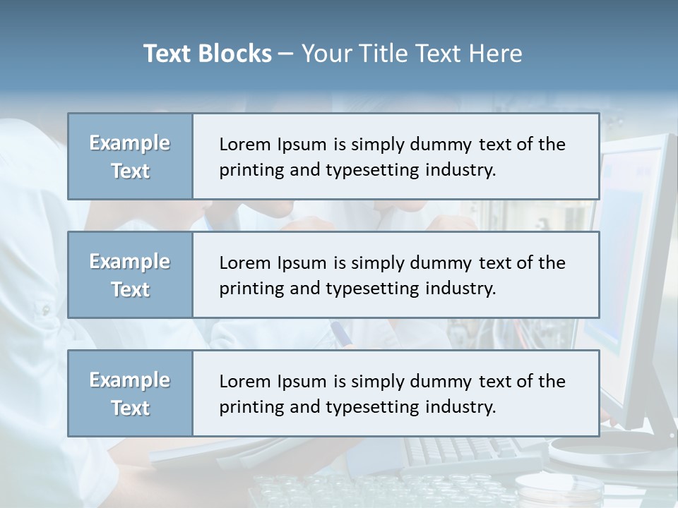 Beaker Chemical Study PowerPoint Template