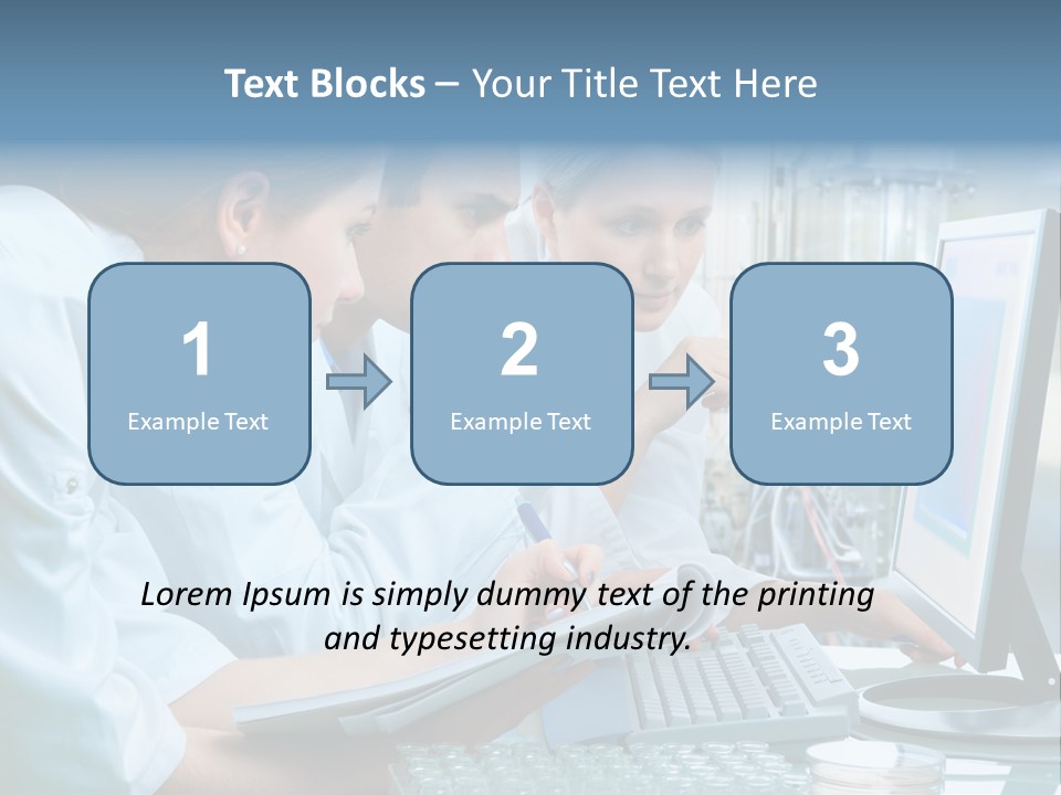 Beaker Chemical Study PowerPoint Template