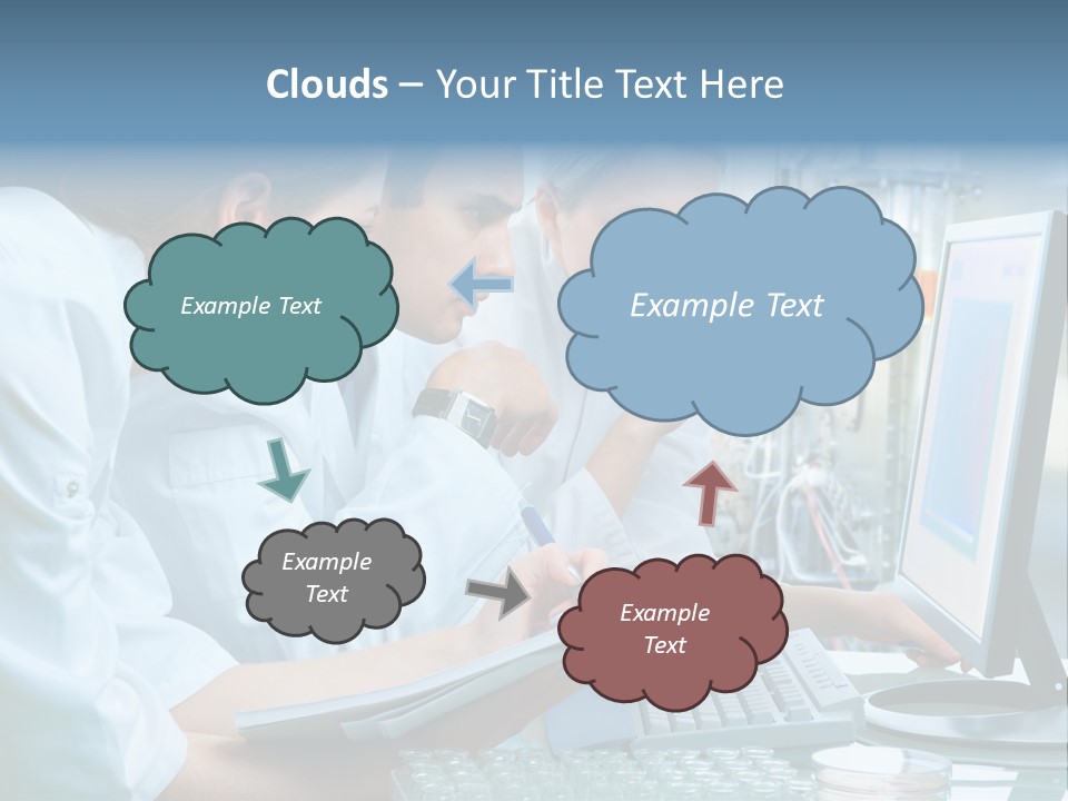 Beaker Chemical Study PowerPoint Template