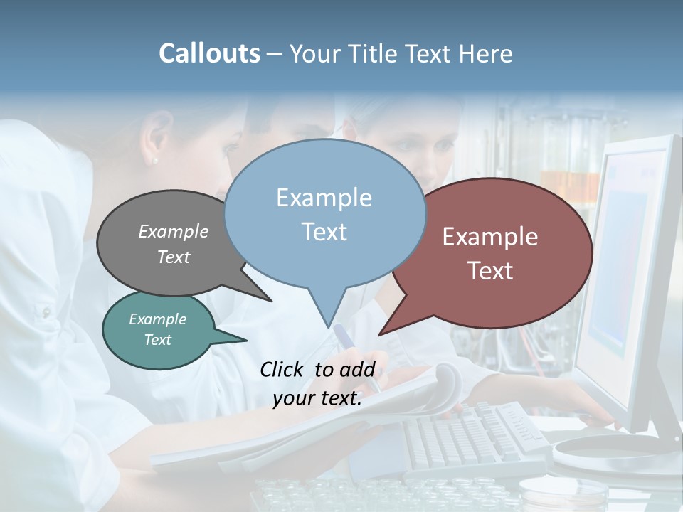 Beaker Chemical Study PowerPoint Template