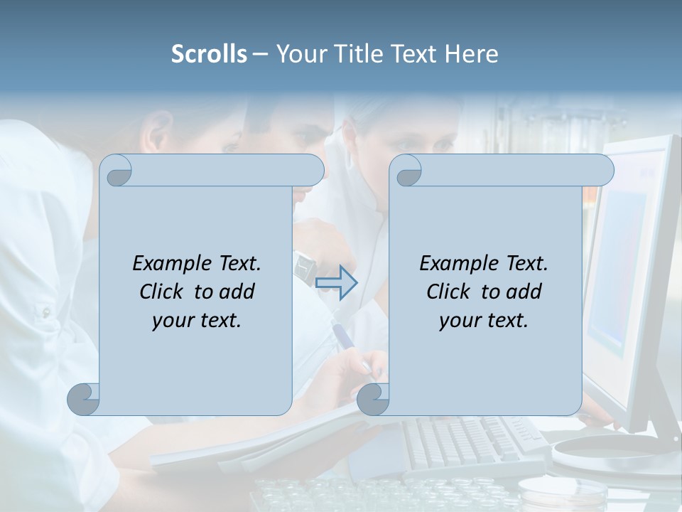Beaker Chemical Study PowerPoint Template