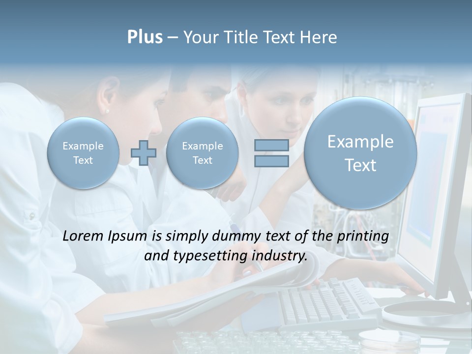 Beaker Chemical Study PowerPoint Template