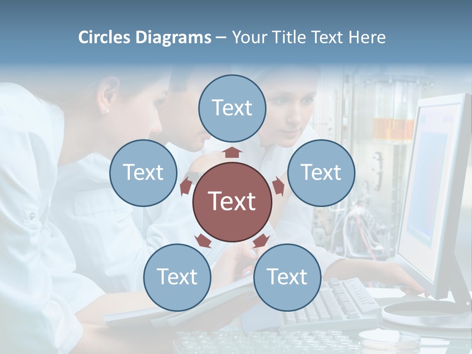 Beaker Chemical Study PowerPoint Template