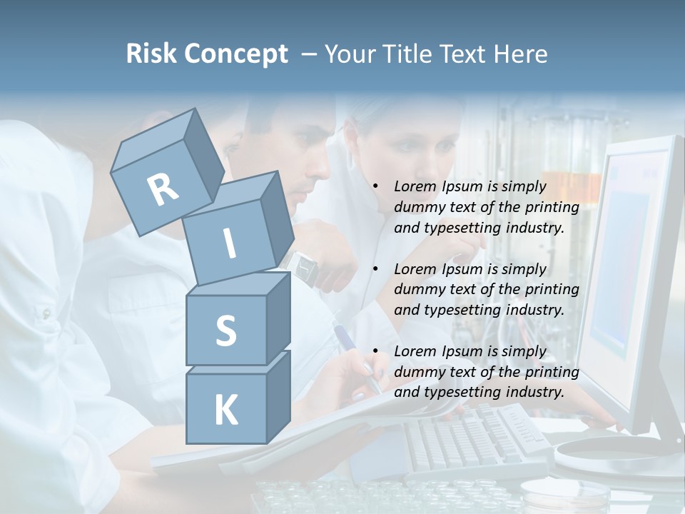 Beaker Chemical Study PowerPoint Template