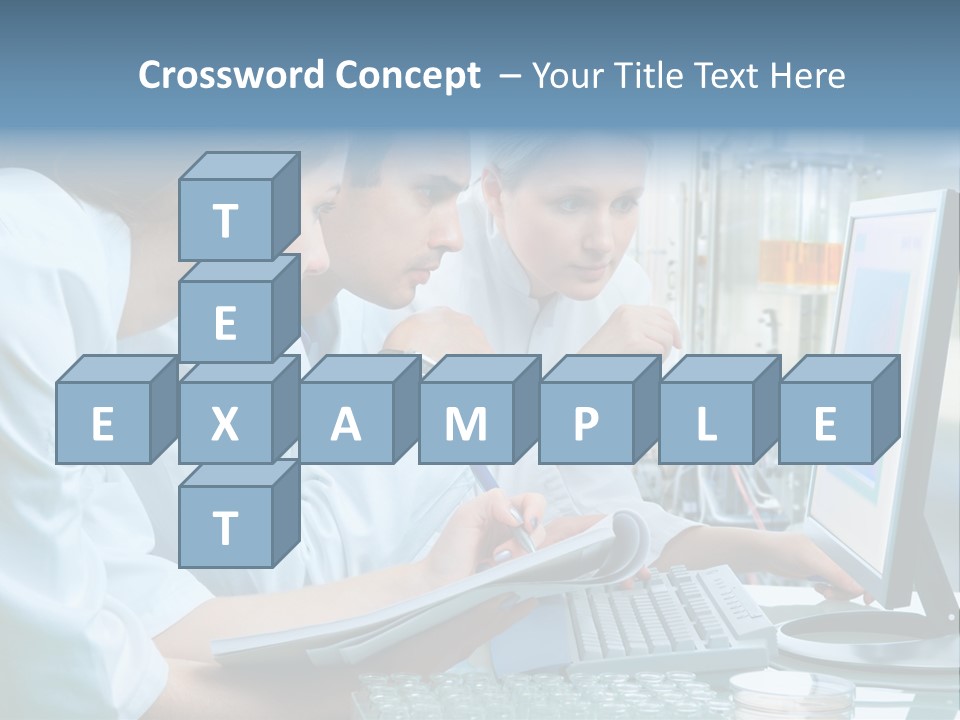 Beaker Chemical Study PowerPoint Template