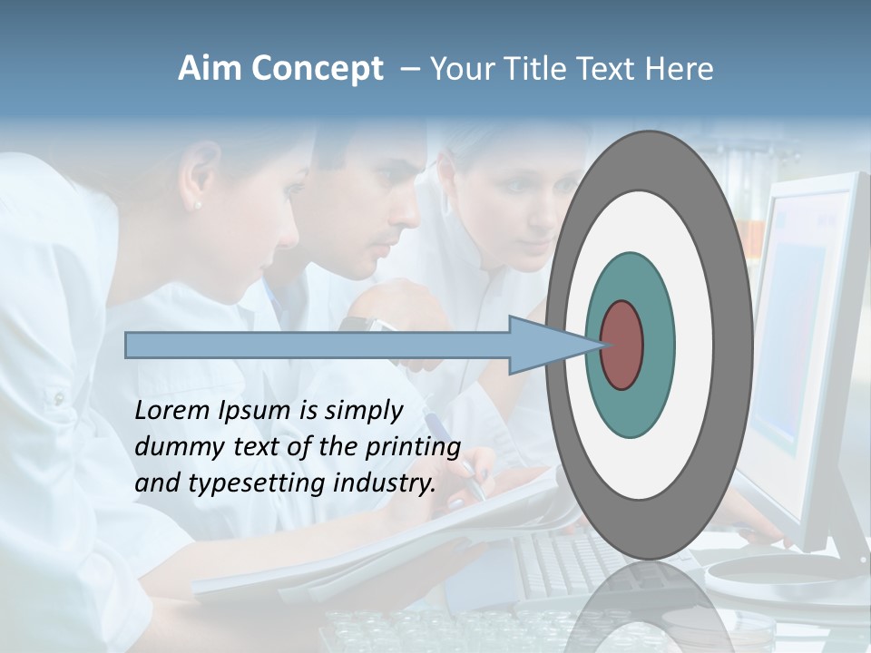 Beaker Chemical Study PowerPoint Template