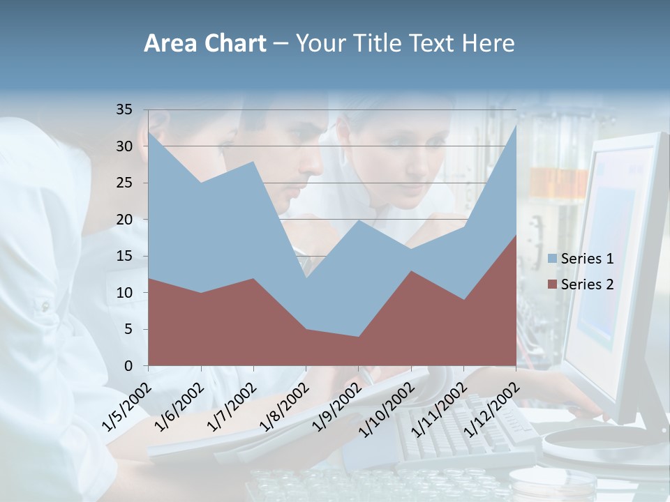 Beaker Chemical Study PowerPoint Template