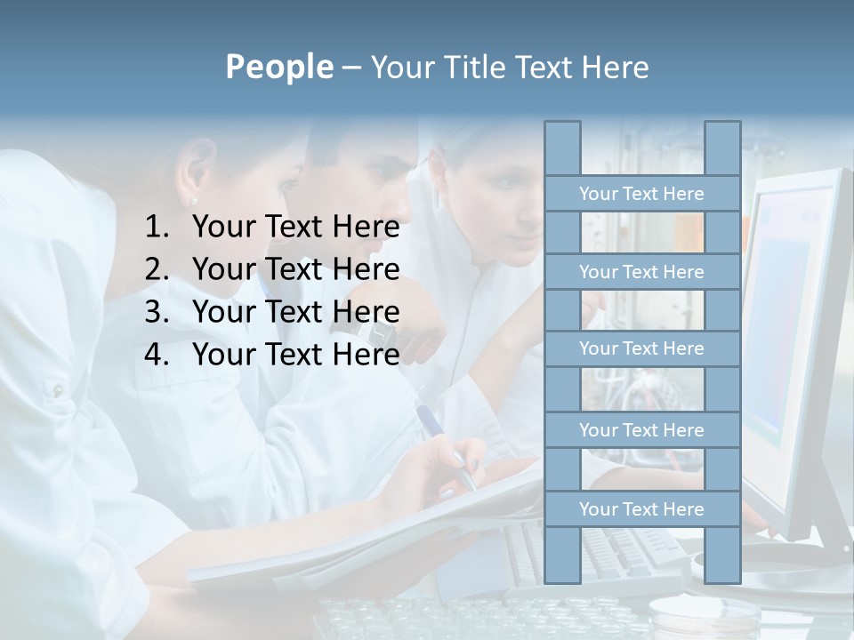Beaker Chemical Study PowerPoint Template