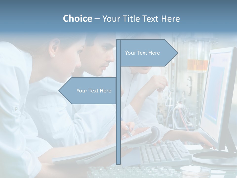 Beaker Chemical Study PowerPoint Template