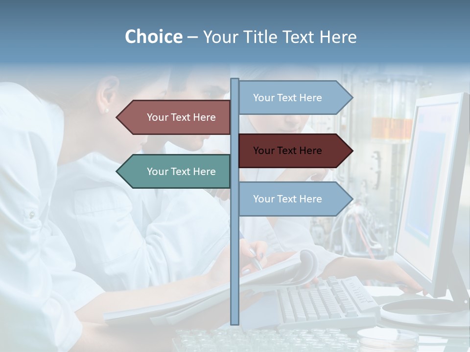 Beaker Chemical Study PowerPoint Template