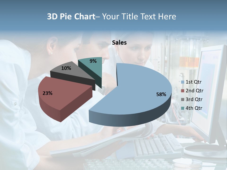 Beaker Chemical Study PowerPoint Template