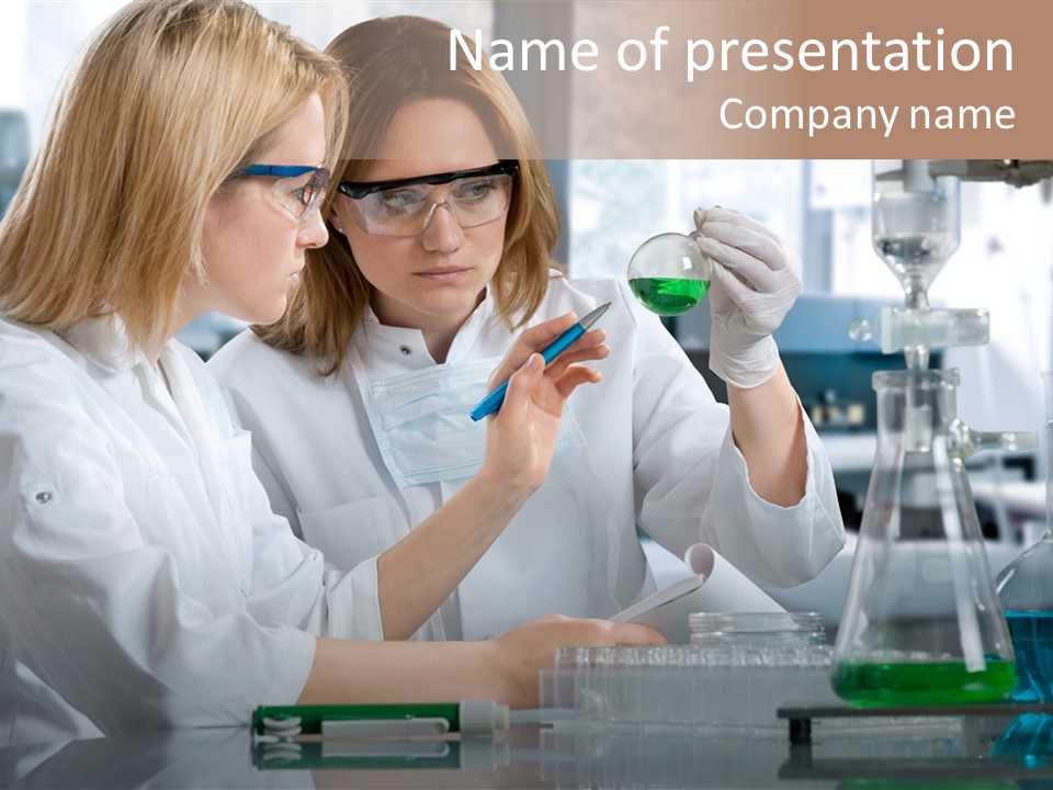 Research People Dna PowerPoint Template