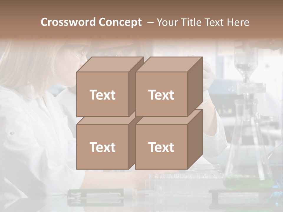 Research People Dna PowerPoint Template