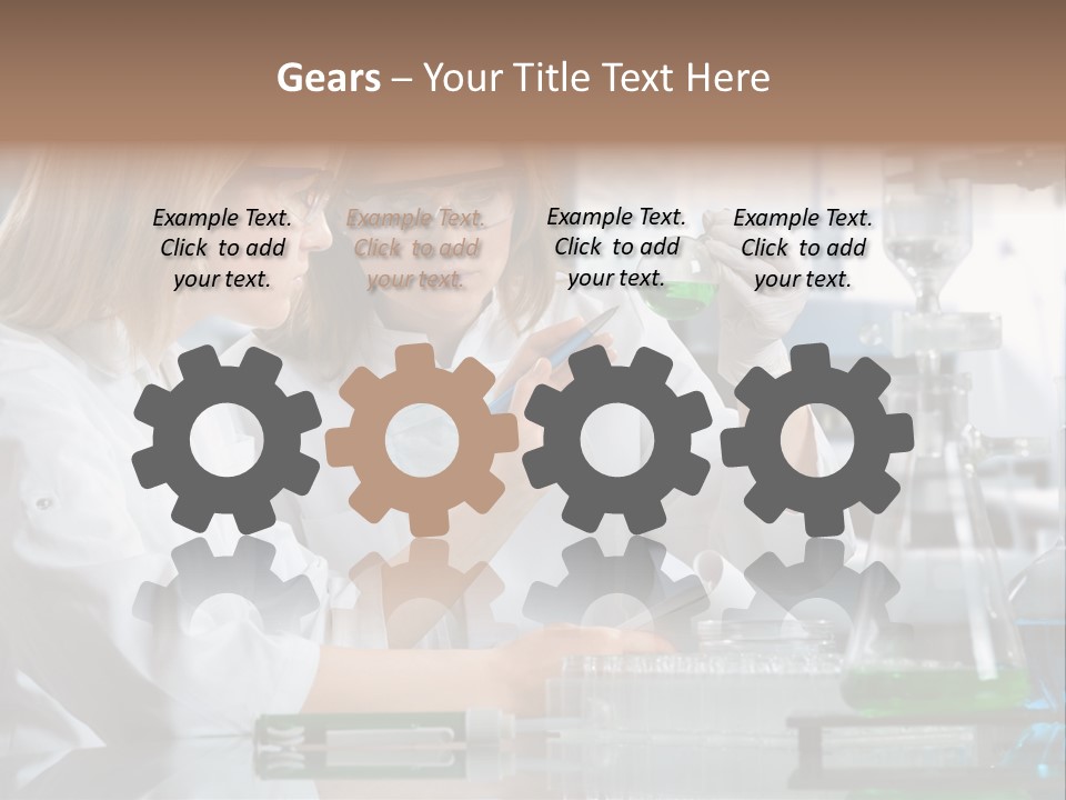 Research People Dna PowerPoint Template