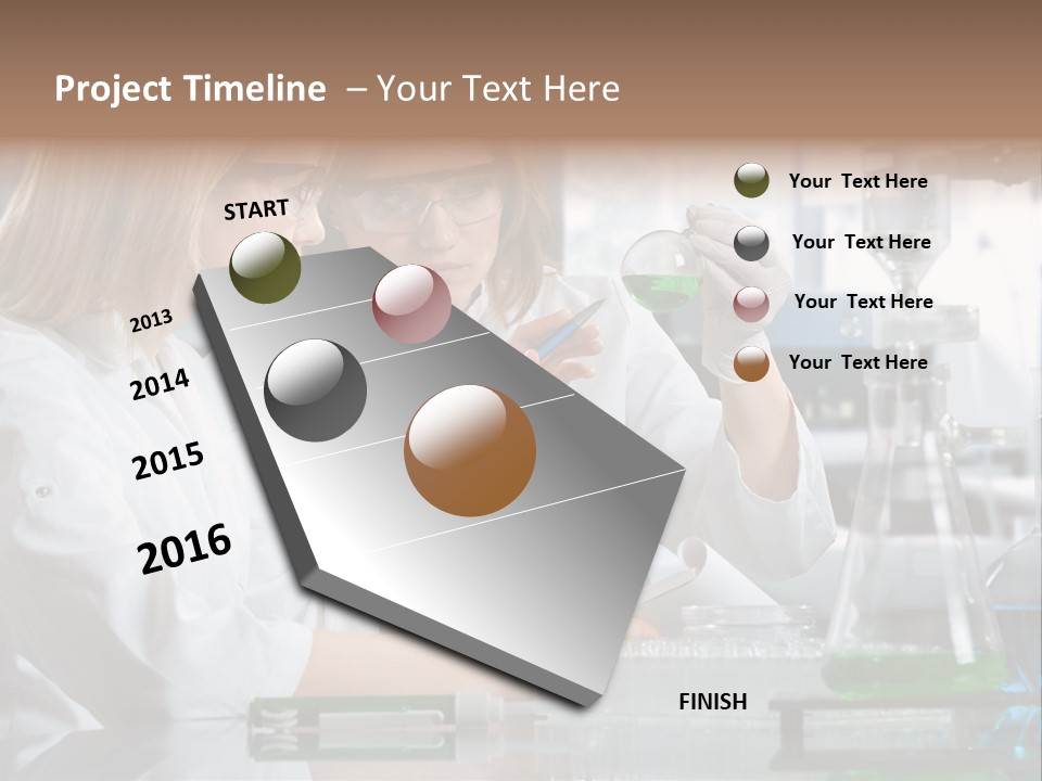 Research People Dna PowerPoint Template