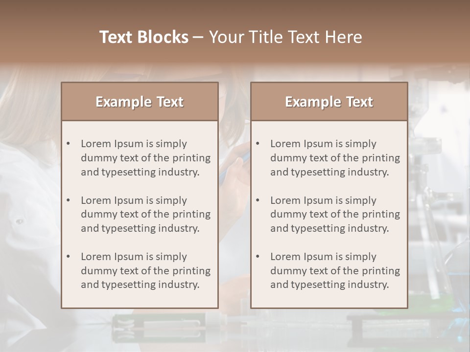 Research People Dna PowerPoint Template