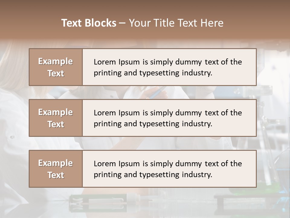 Research People Dna PowerPoint Template