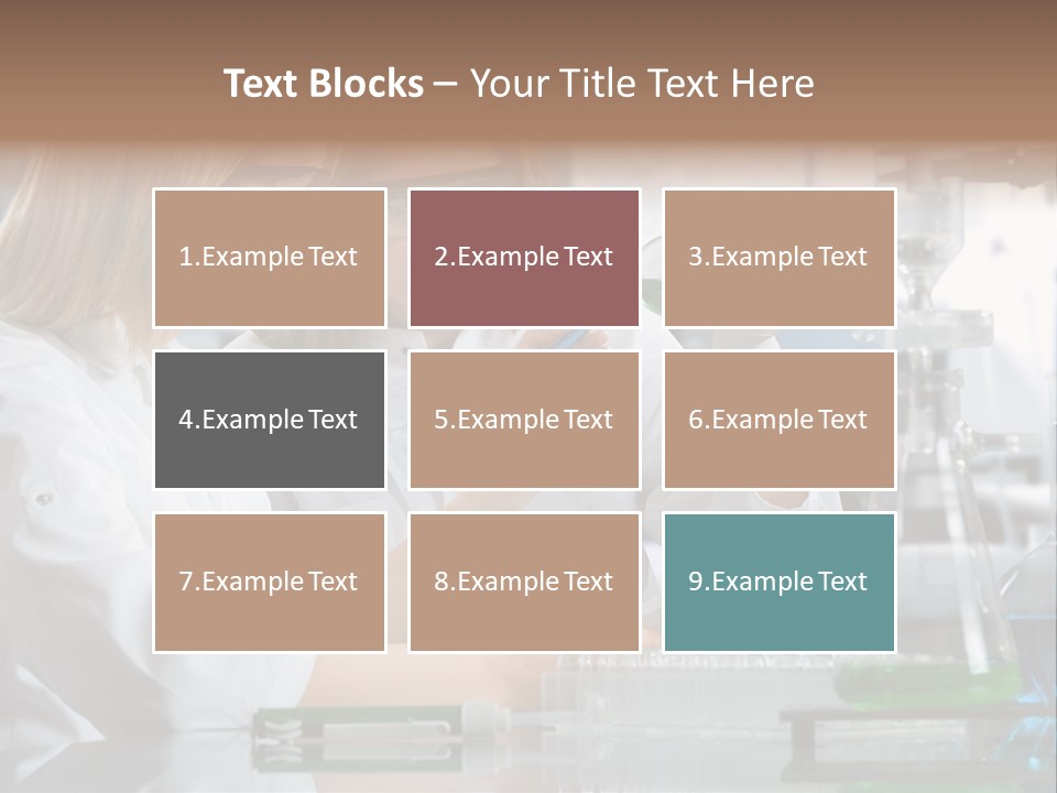 Research People Dna PowerPoint Template