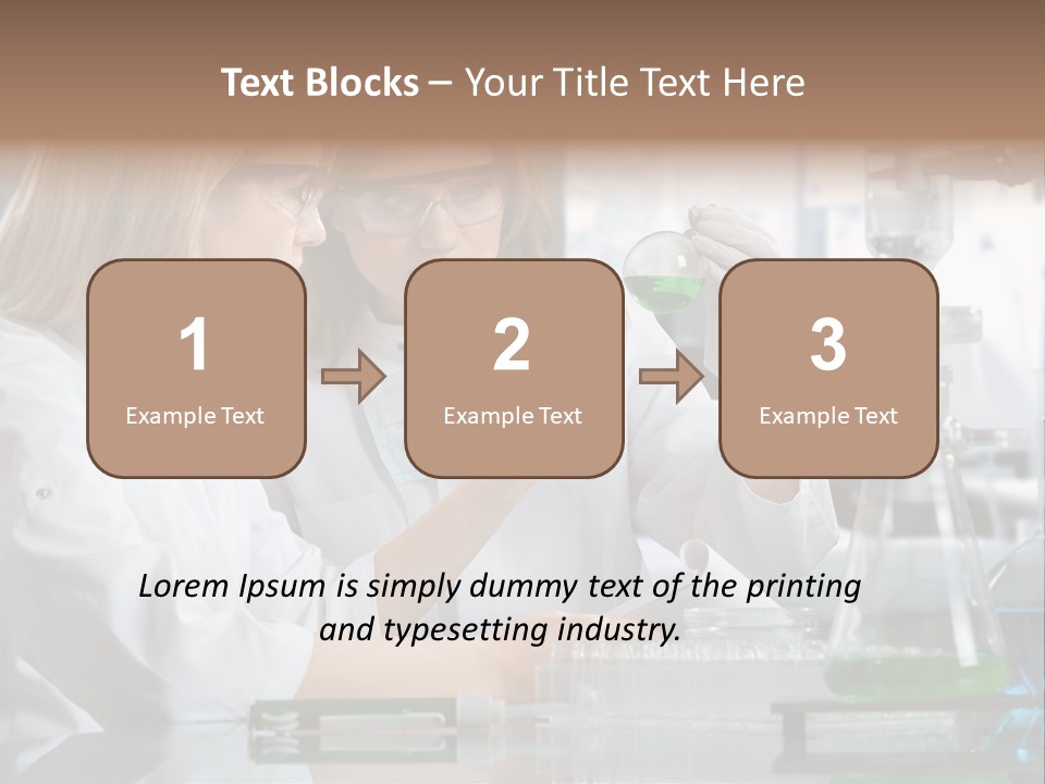Research People Dna PowerPoint Template