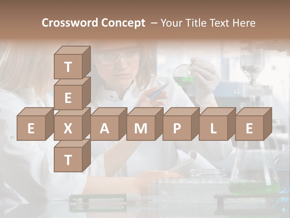 Research People Dna PowerPoint Template