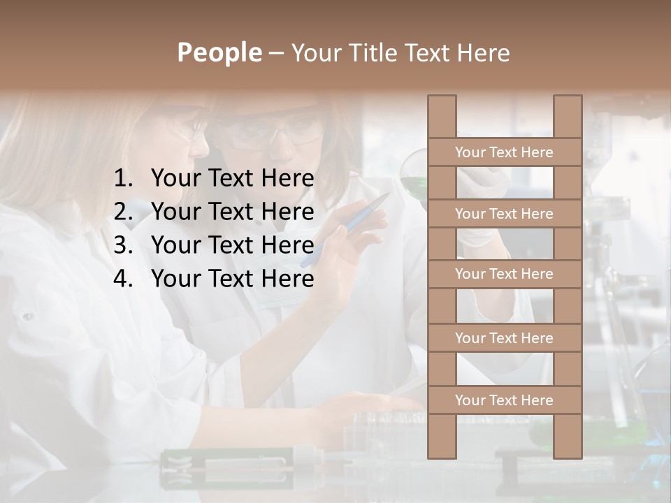 Research People Dna PowerPoint Template
