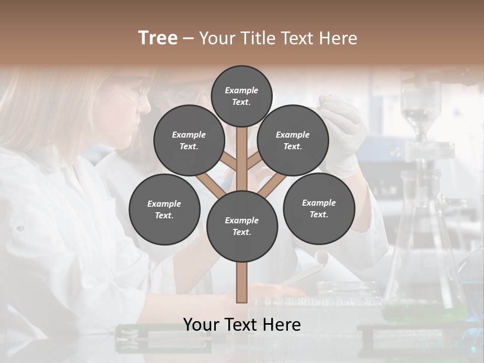 Research People Dna PowerPoint Template