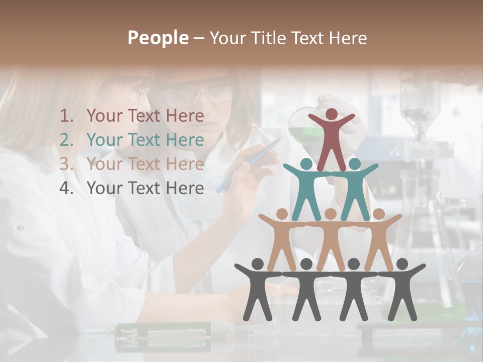 Research People Dna PowerPoint Template