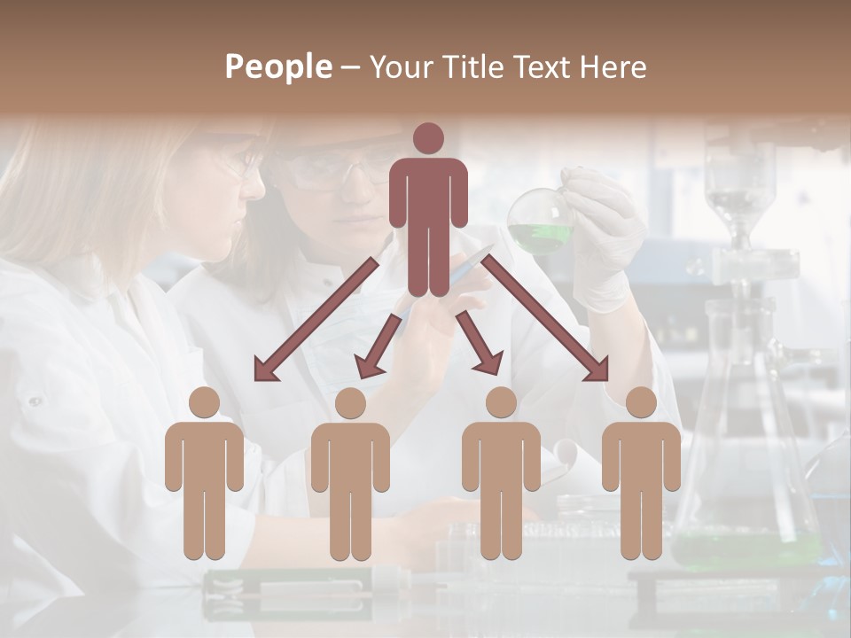 Research People Dna PowerPoint Template