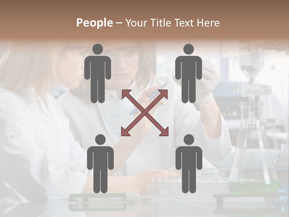 Research People Dna PowerPoint Template