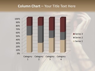 Female Cute Smile PowerPoint Template