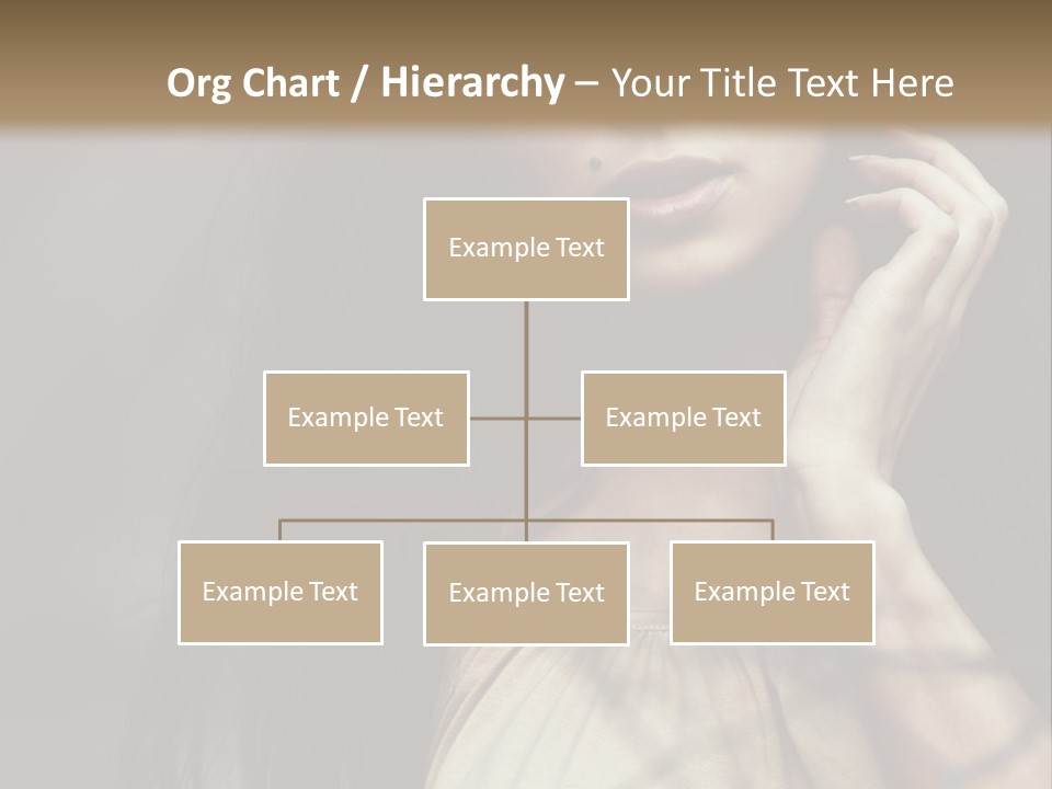 Female Cute Smile PowerPoint Template