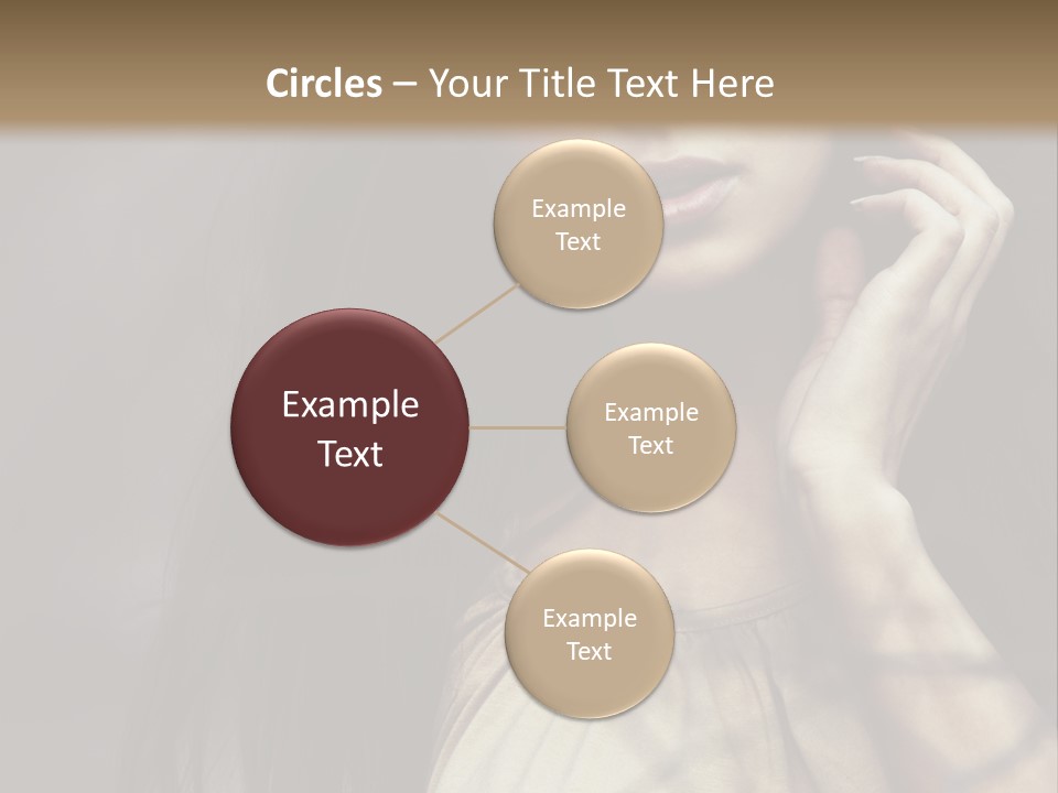 Female Cute Smile PowerPoint Template