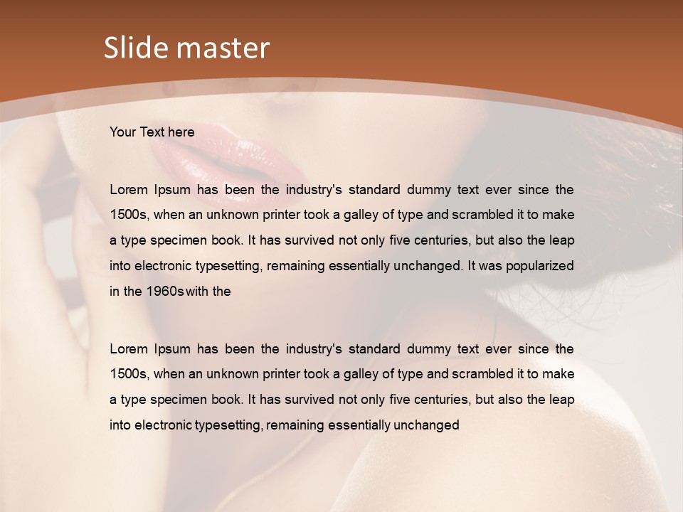 Fashion Studio People PowerPoint Template