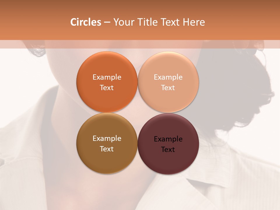 Corporate Smile Woman PowerPoint Template