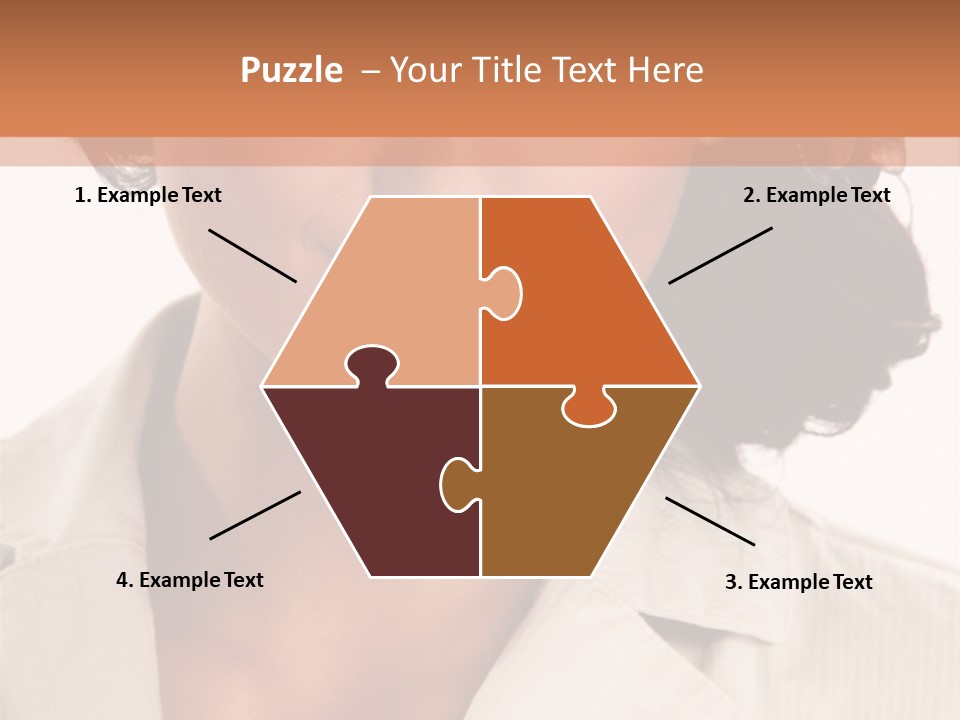 Corporate Smile Woman PowerPoint Template