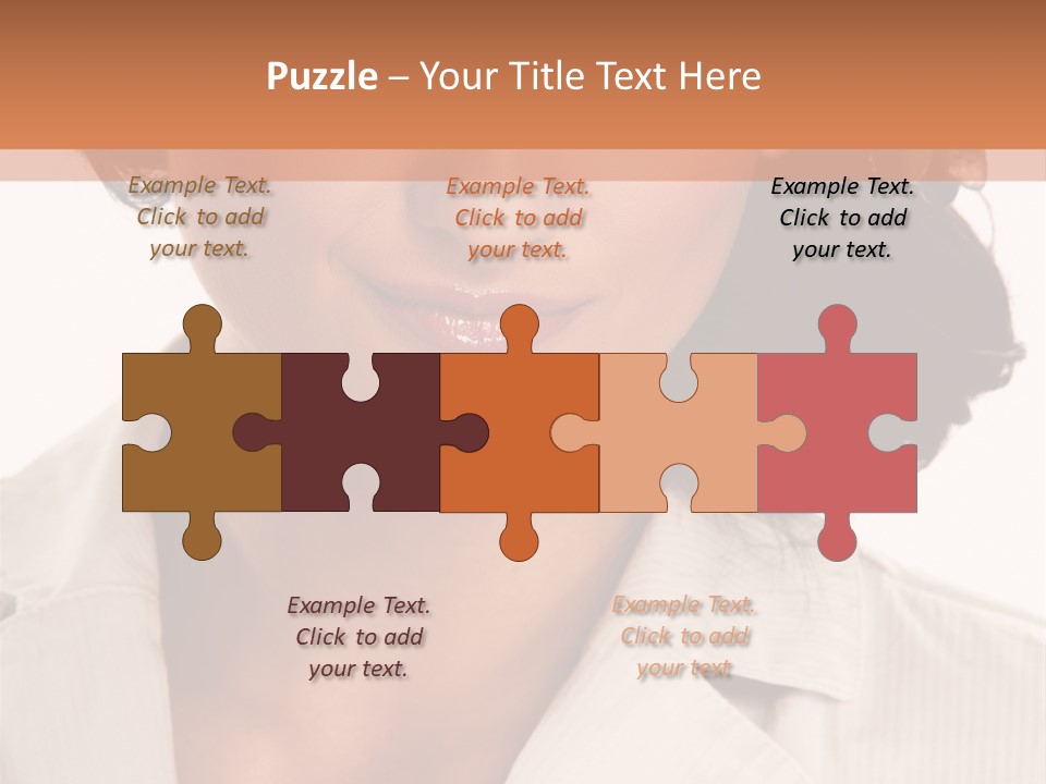 Corporate Smile Woman PowerPoint Template