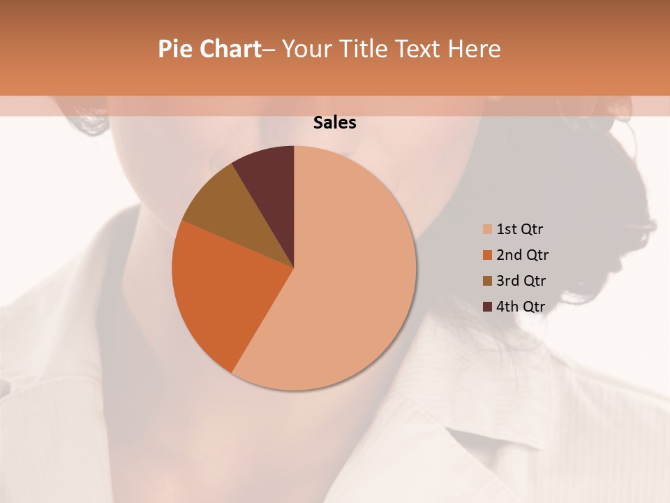 Corporate Smile Woman PowerPoint Template