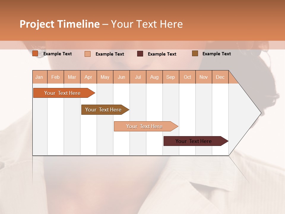 Corporate Smile Woman PowerPoint Template