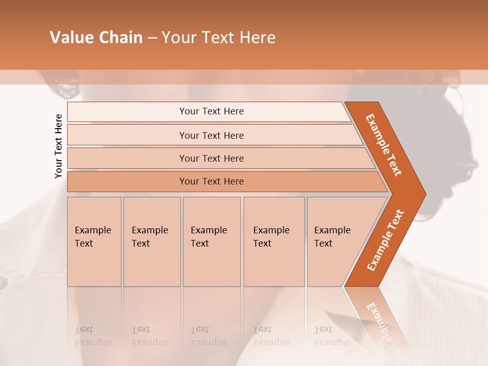 Corporate Smile Woman PowerPoint Template
